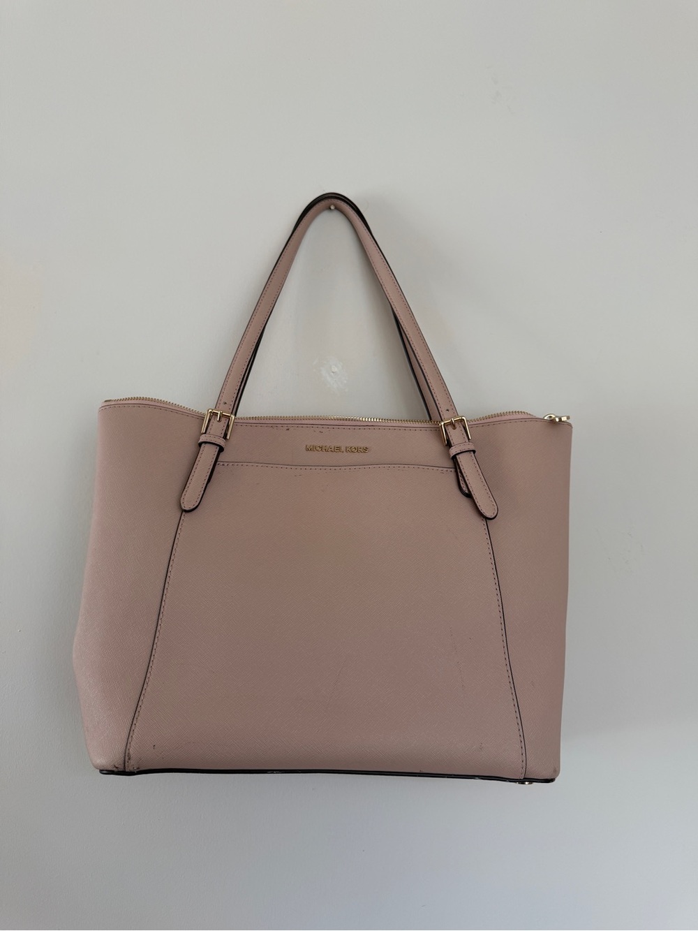 Michael Kors Dusty Pink Saffiano Leather Tote